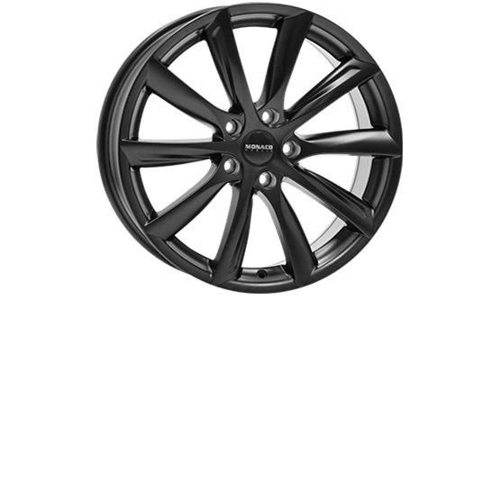 Monaco GP6 Matte Black 8,5X19 5/114,3 ET40 CB64,1