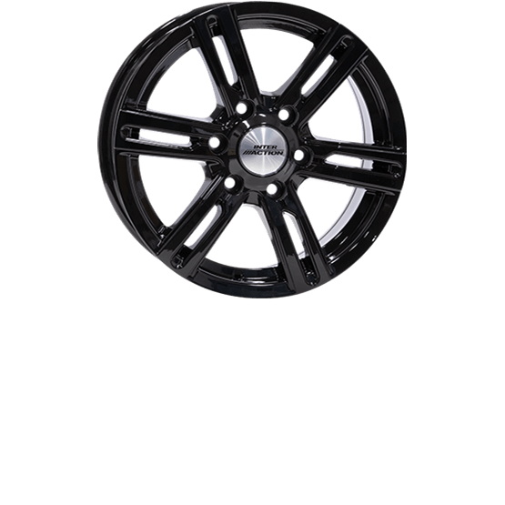 Inter Action Kargin Gloss Black 7X16 6/130 ET50 CB84,1