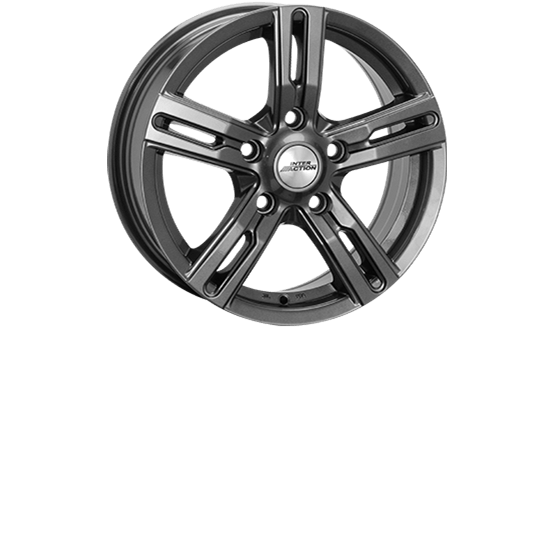 Inter Action Kargin Anthracite 6,5X16 5/130 ET50 CB89,1
