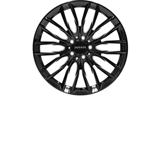 Monaco GP2 Gloss Black 8,5X19 5/114,3 ET40 CB67,1