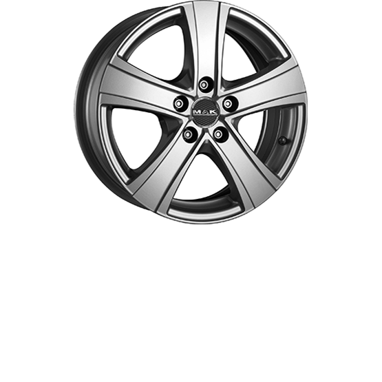 MAK Van 5 Silver 6,5X16 5/127 ET40 CB71,6