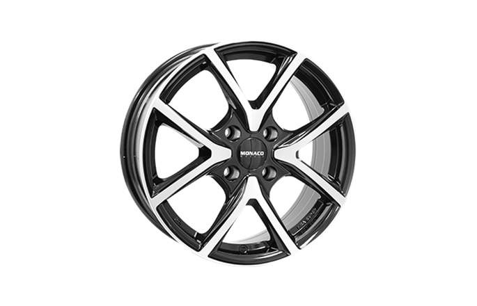Monaco Wheels CL2 Gloss Black / Polished