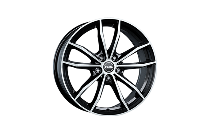 Rial X12X Gloss Black / Polished