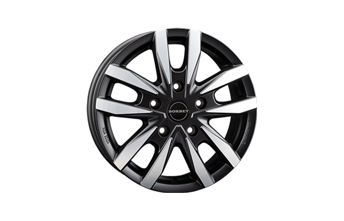 Borbet CW5 Matt Black / Polished