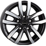Borbet CW5 Matt Black / Polished