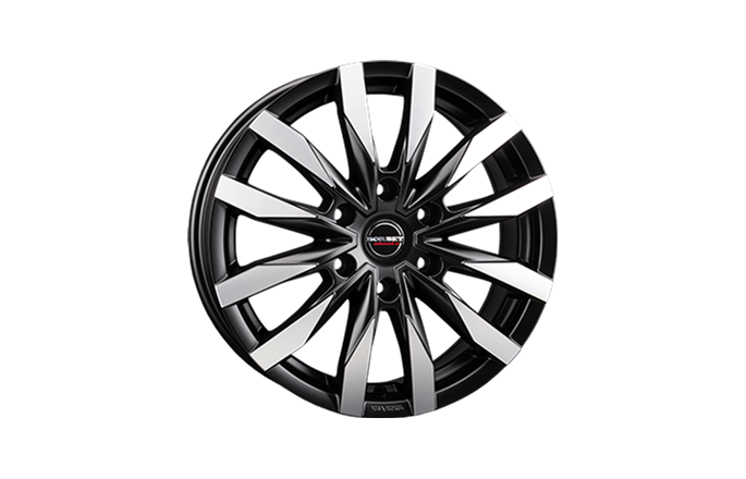 Borbet CW6 Matt Black / Polished