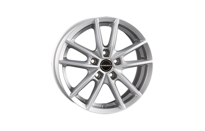 Borbet W Silver