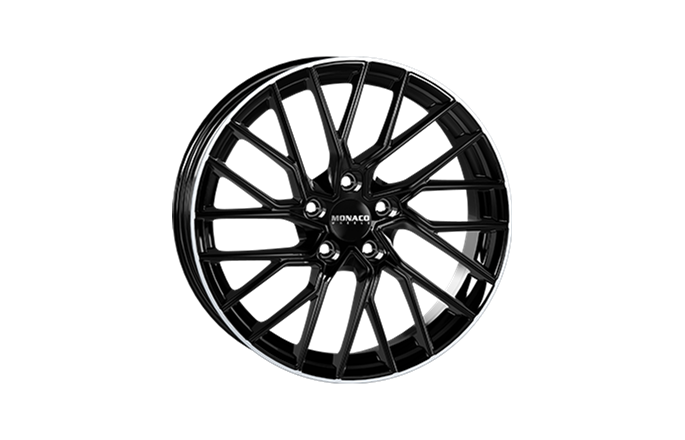 Monaco GP11 Gloss Black/Polished Lip