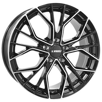 IT Wheels Tiara Gloss Black / Polished