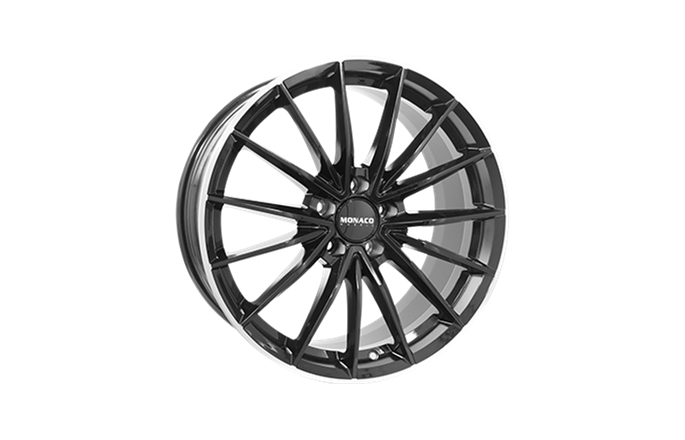 Monaco GP14 Black / Polished Lip