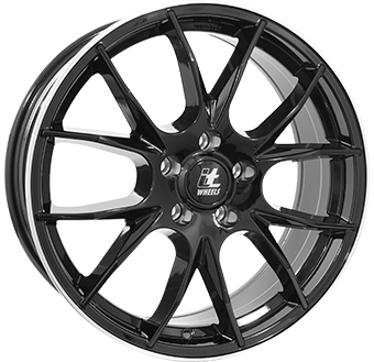 IT Wheels Kira 	Gloss Black / Polished lip