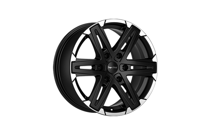 Super Metal Compass Matt Black / Polished Lip
