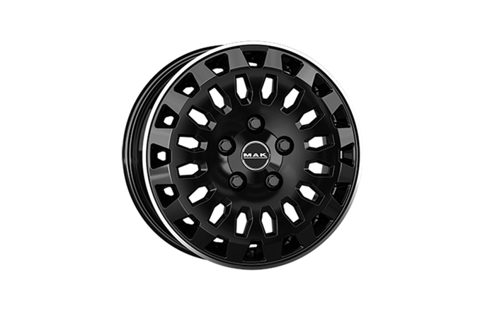MAK Overland Black / Polished Lip