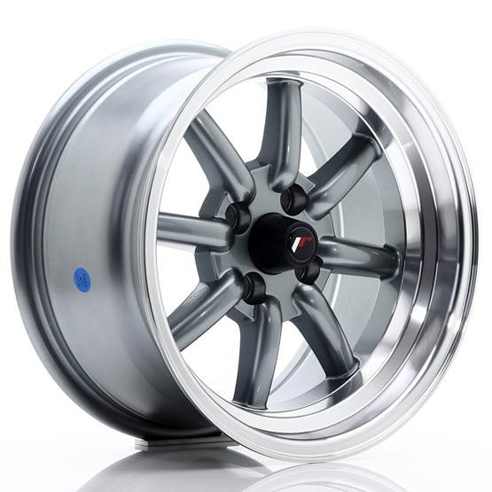 Japan Racing JR19 Gun Metal 8X15 4/100 ET0 CB73,1