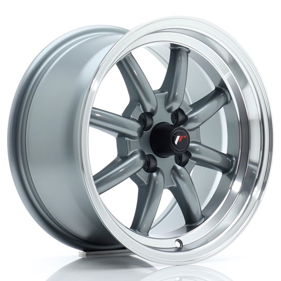 Japan Racing JR19 Gun metal 8X15 4/100 ET20 CB73,1