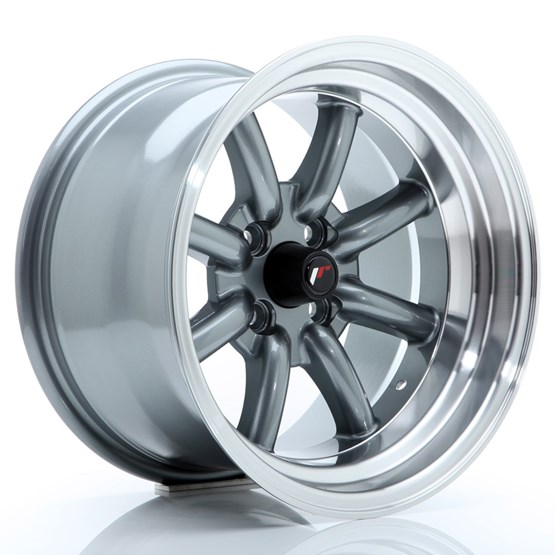 Japan Racing JR19 Gun metal 9X15 4/100 ET-13 CB73,1