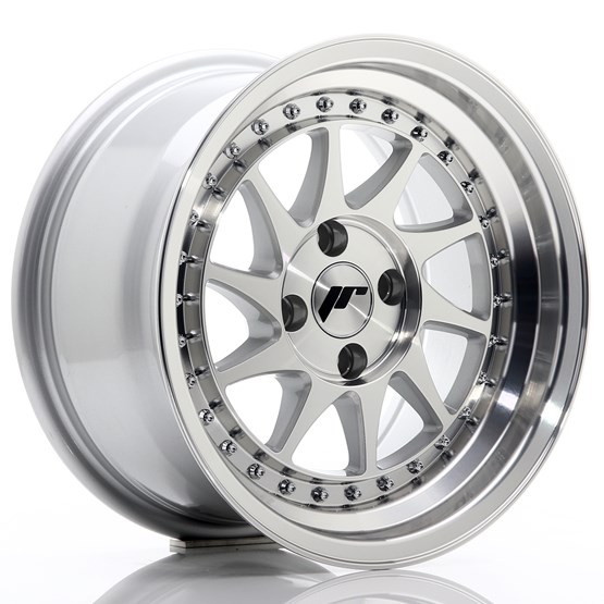 Japan Racing JR26 Silver / Machined Face 8X15 4/100 ET15 CB67,1