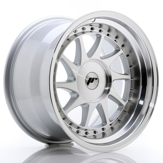 Japan Racing JR26 Silver / Machined Face 10X17 4/100 ET0-25 CB74,1