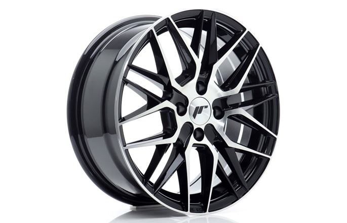 Japan Racing JR28 Gloss Black Machined Face