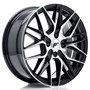 Japan Racing JR28 Gloss Black Machined Face