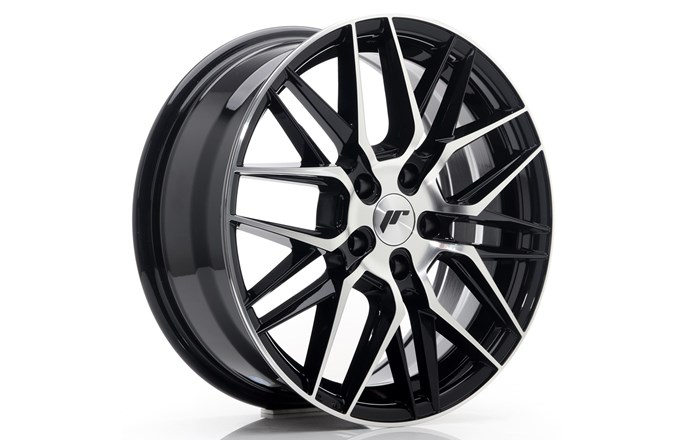 Japan Racing JR28 Gloss Black / Machined Face