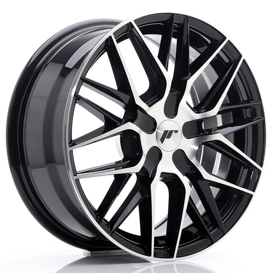 Japan Racing JR28 Black Machined Face 8x17 4/110 ET25-40 CB74,1
