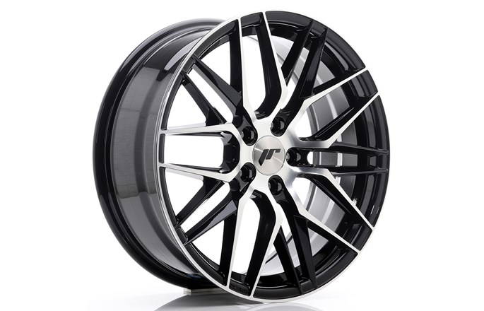 Japan Racing JR28 Gloss Black Machined Face