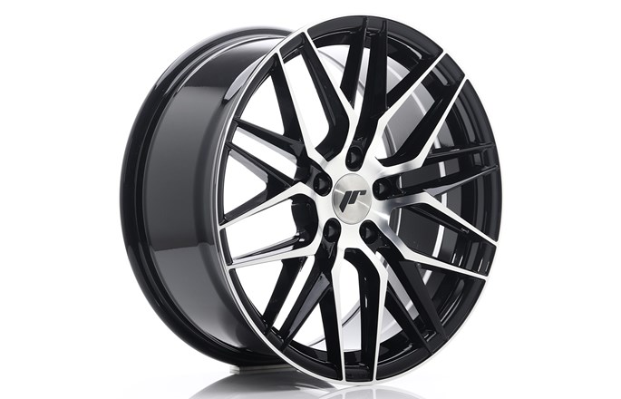 Japan Racing JR28 Gloss Black / Machined Face