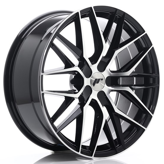 Japan Racing JR28 Black Machined 8,5X20 5/130 ET20-40 CB74,1