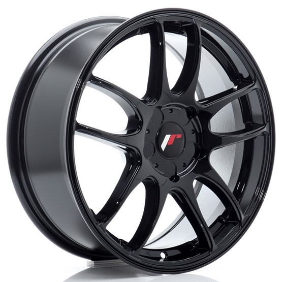 Japan Racing JR29 Gloss Black 7X17 5/108 ET20-48 CB72,6