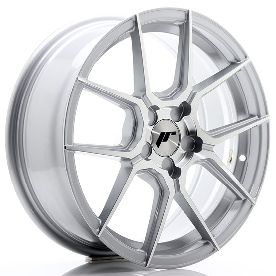 Japan Racing JR30 Silver Machined Face 7X17 5/105 ET20-40 CB74,1