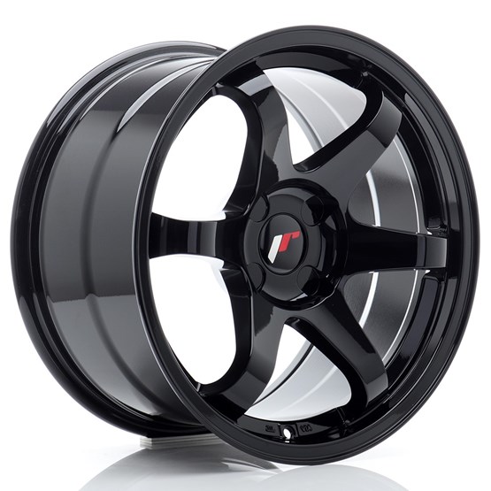 Japan Racing JR3 Gloss Black 9X17 4/108 ET20-35 CB72,6