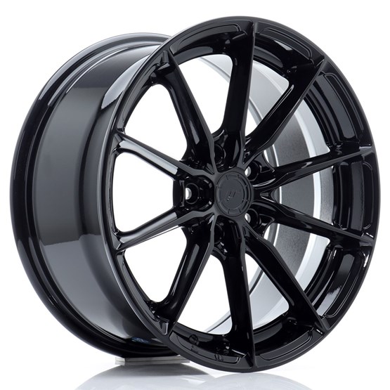 Japan Racing JR37 Gloss Black 8X17 5/112 ET40 CB66,6