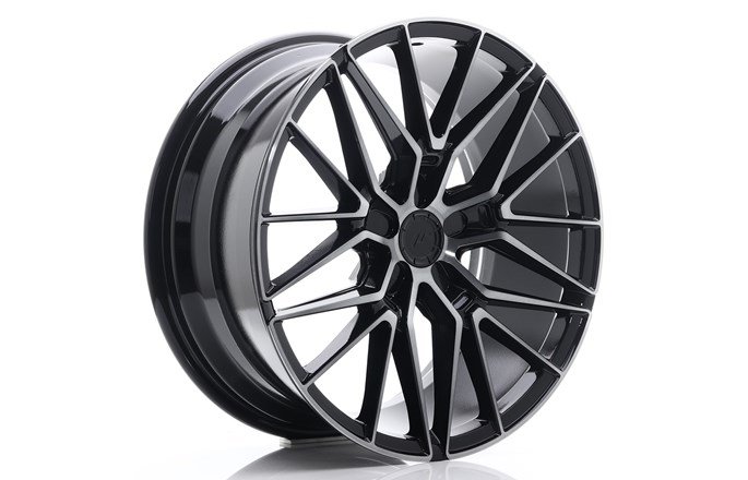 Japan Racing JR38 Black Brushed Tinted Face