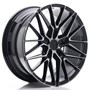 Japan Racing JR38 Black Brushed Tinted Face