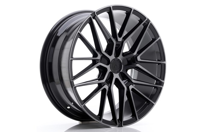 Japan Racing JR38 Black Brushed Tinted Face