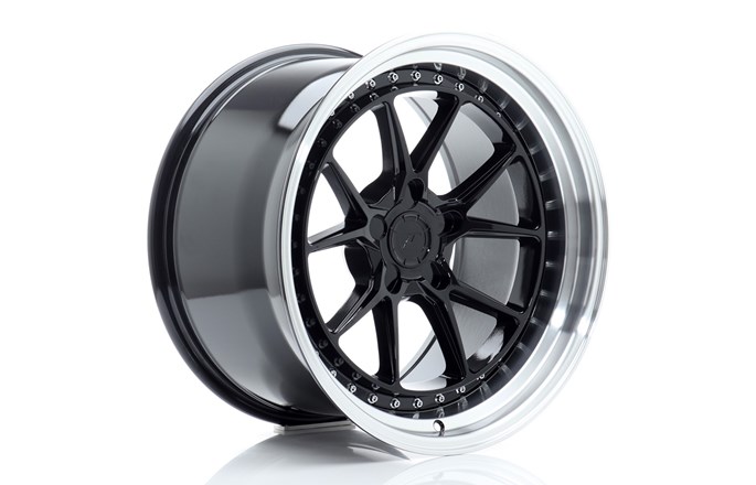 Japan Racing JR39 Glossy Black / Machined Lip