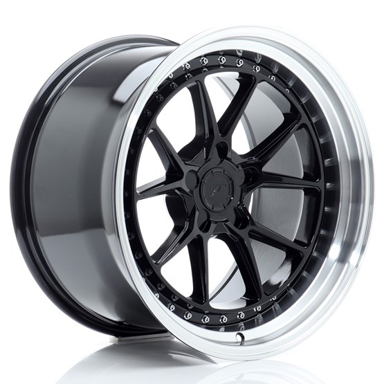 Japan Racing JR39 Gloss Black / Machined Lip 10,5X18 5/115 ET15-22 CB72,6