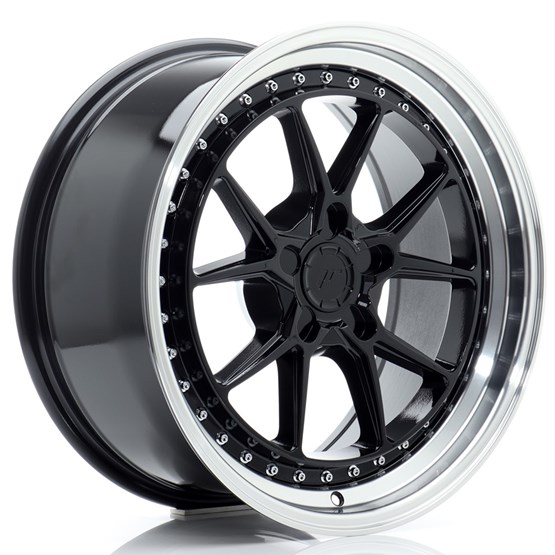 Japan Racing JR39 Gloss Black / Machined Lip 8,5X18 5/105 ET15-35 CB72,6