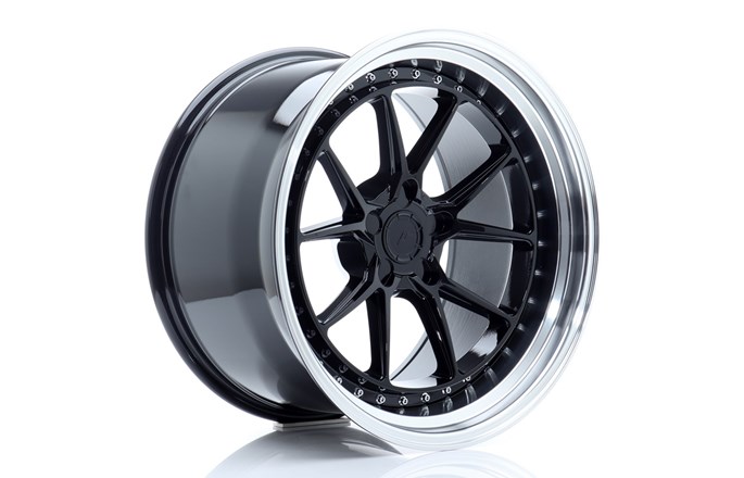 Japan Racing JR39 Glossy Black / Machined Lip