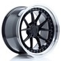 Japan Racing JR39 Glossy Black / Machined Lip