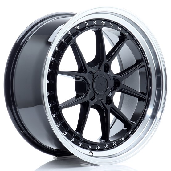 Japan Racing JR39 Gloss Black / Machined Lip 8,5X19 5/108 ET15-35 CB72,6