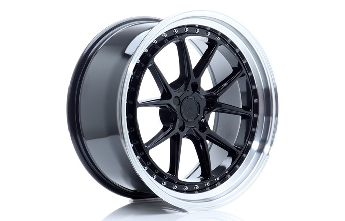 Japan Racing JR39 Glossy Black / Machined Lip