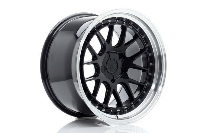 Japan Racing JR40 Gloss Black / Machined Lip