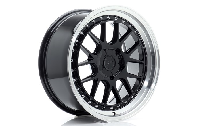 Japan Racing JR40 Gloss Black / Machined Lip