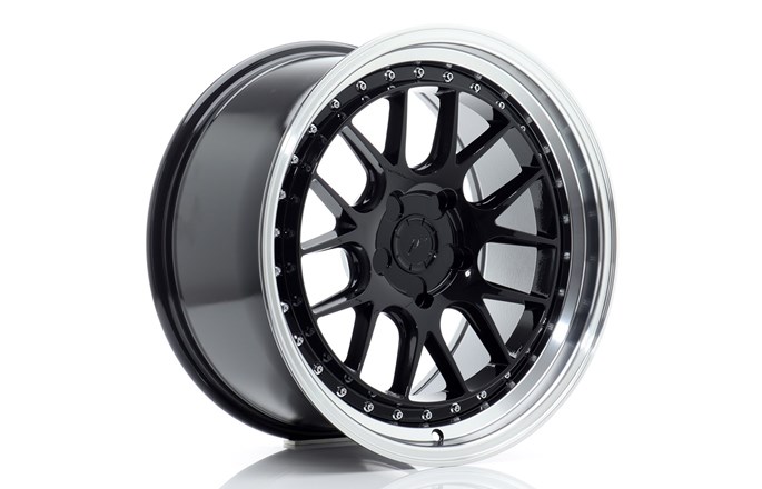 Japan Racing JR40 Gloss Black / Machined Lip