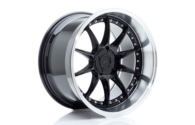 Japan Racing JR41 Gloss Black / Machined Lip