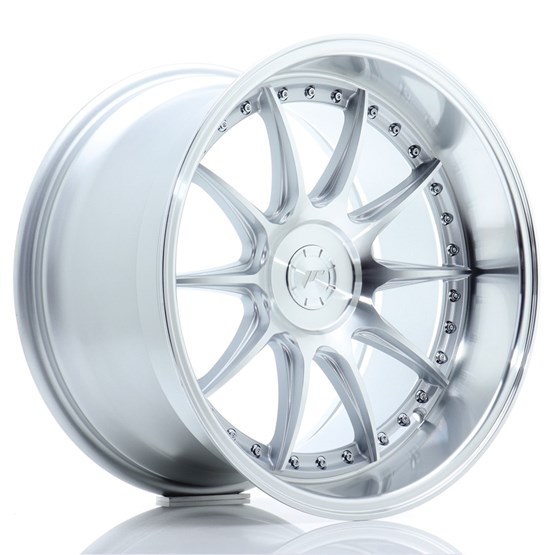 Japan Racing JR41 Silver Machined Face 10,5X18 5/100 ET15-25 CB72,6