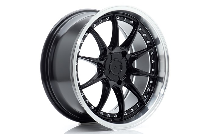 Japan Racing JR41 Gloss Black / Machined Lip