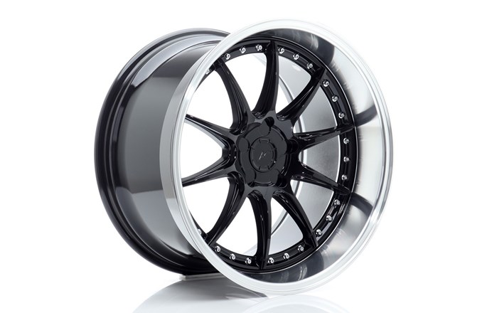 Japan Racing JR41 Gloss Black / Machined Lip